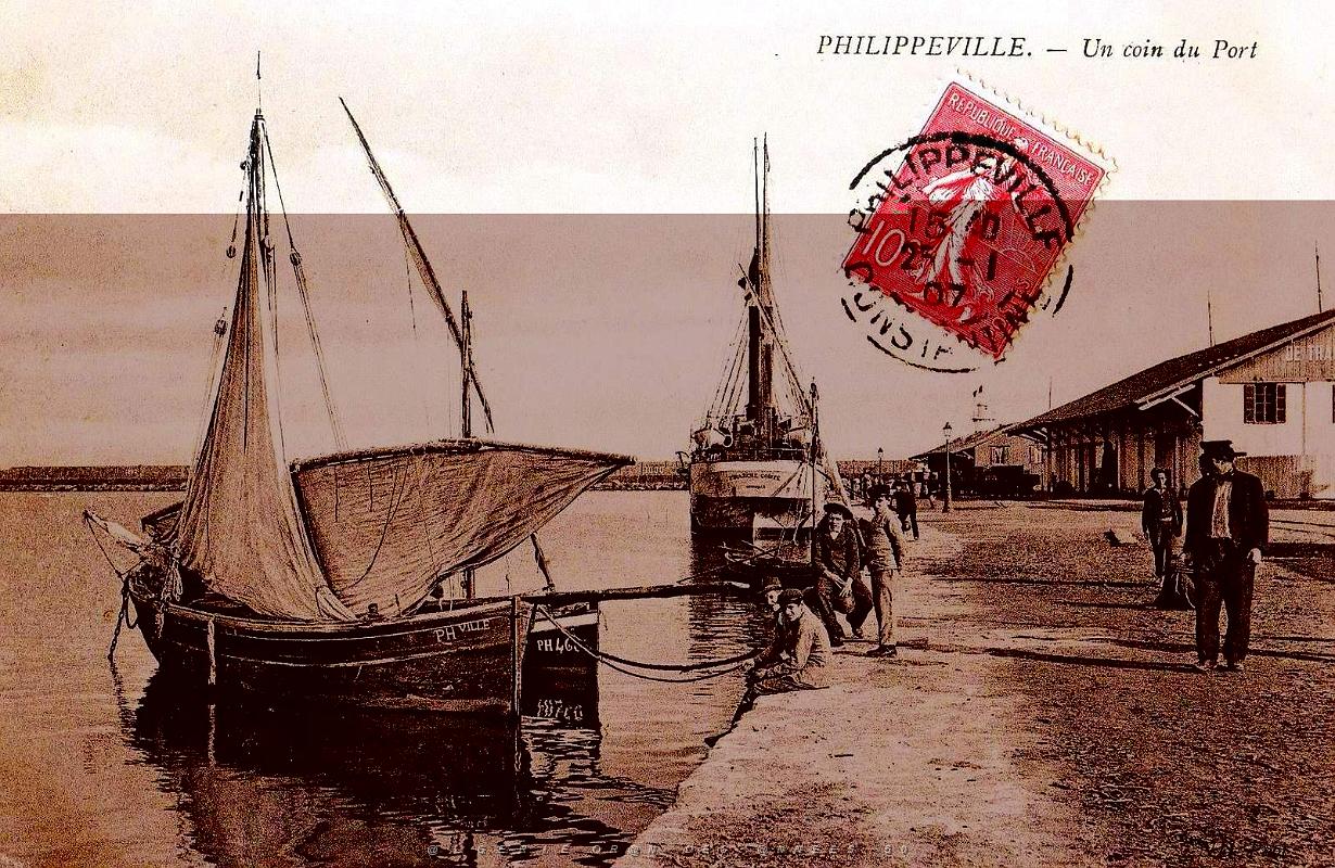827- Philippeville - Un coin du port.jpg